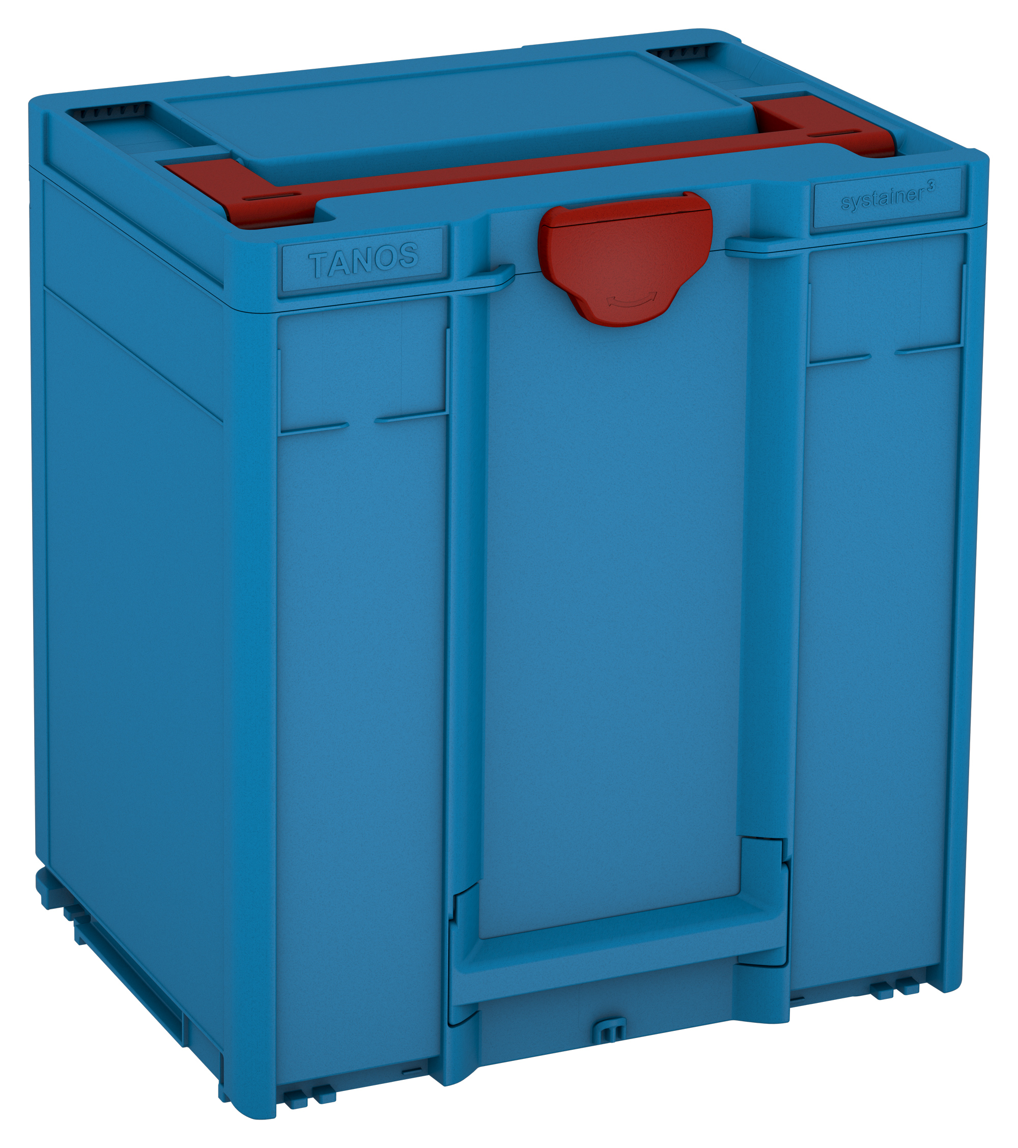 Corps Couleur: bleu ciel (RAL 5015) - Couleur de la poignée: rouge carmin (RAL 3002) - Couleur de la fermeture: rouge carmin (RAL 3002)