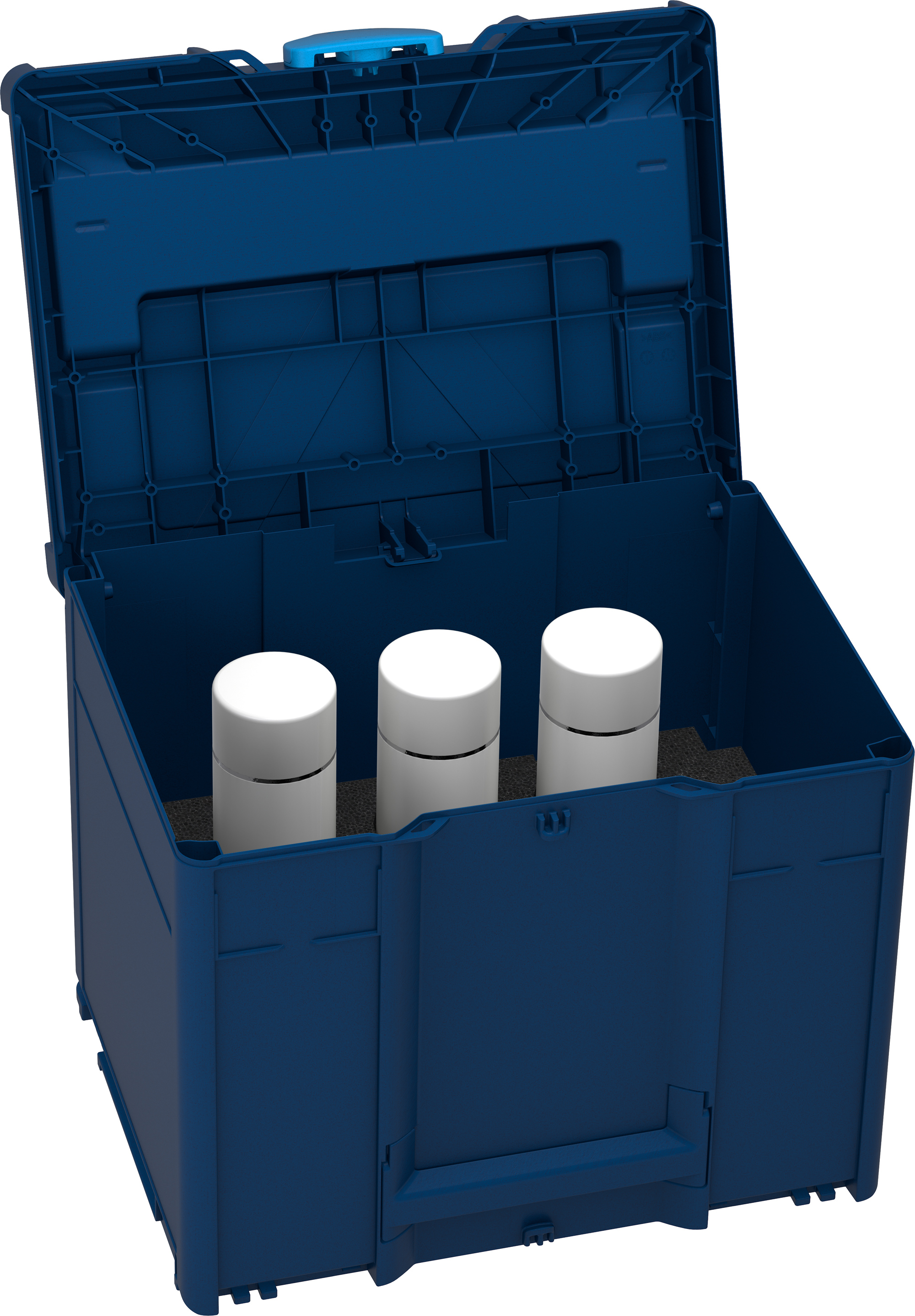 Korpus Farbe: Saphirblau (RAL 5003) - Griff Farbe: Saphirblau (RAL 5003) - Verschluss Farbe: Himmelblau (RAL 5015)