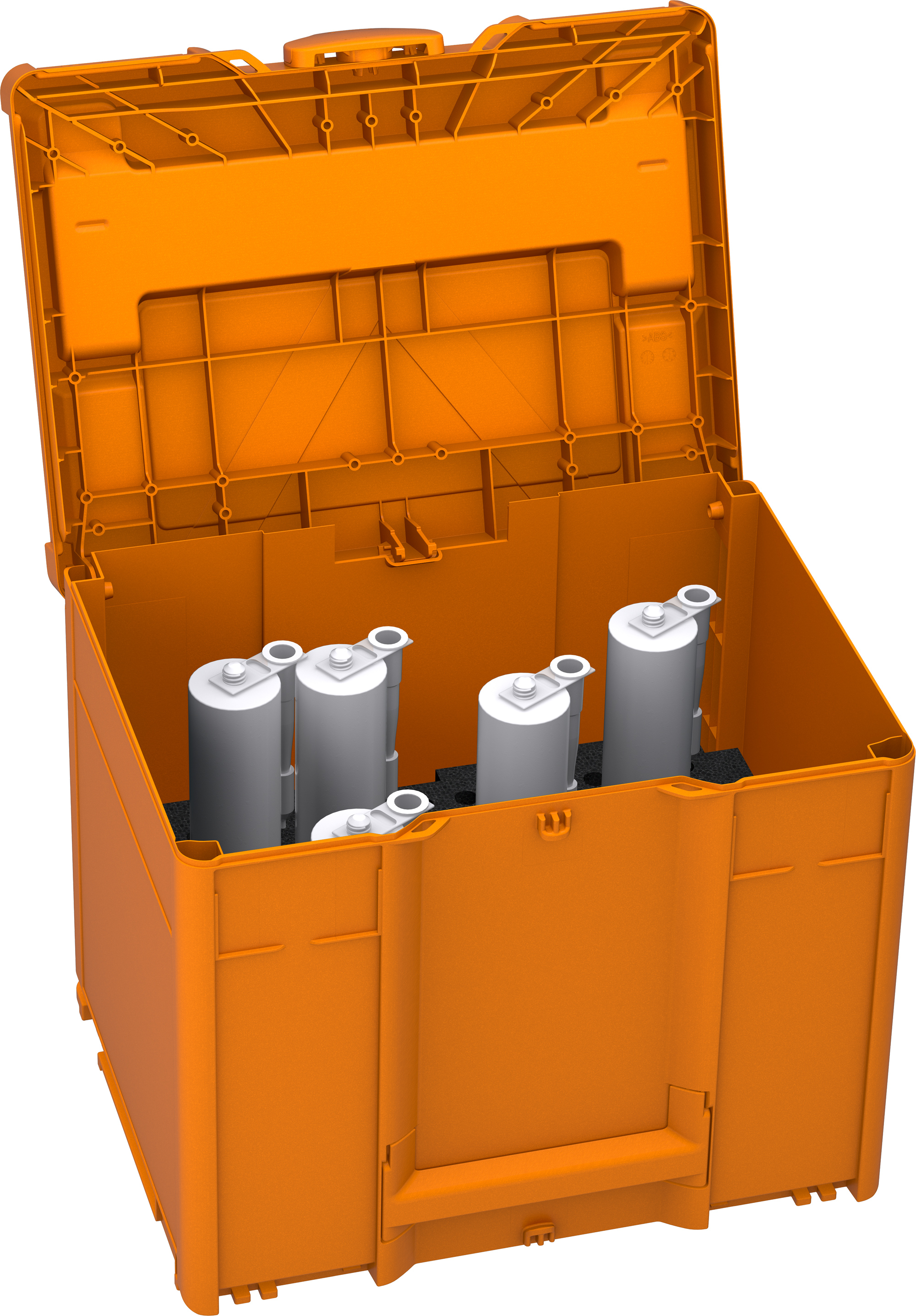 Kleur frame: Dieporanje (RAL 2011) - Kleur handgreep: Dieporanje (RAL 2011) - Kleur bevestigingsmiddel: Dieporanje (RAL 2011)