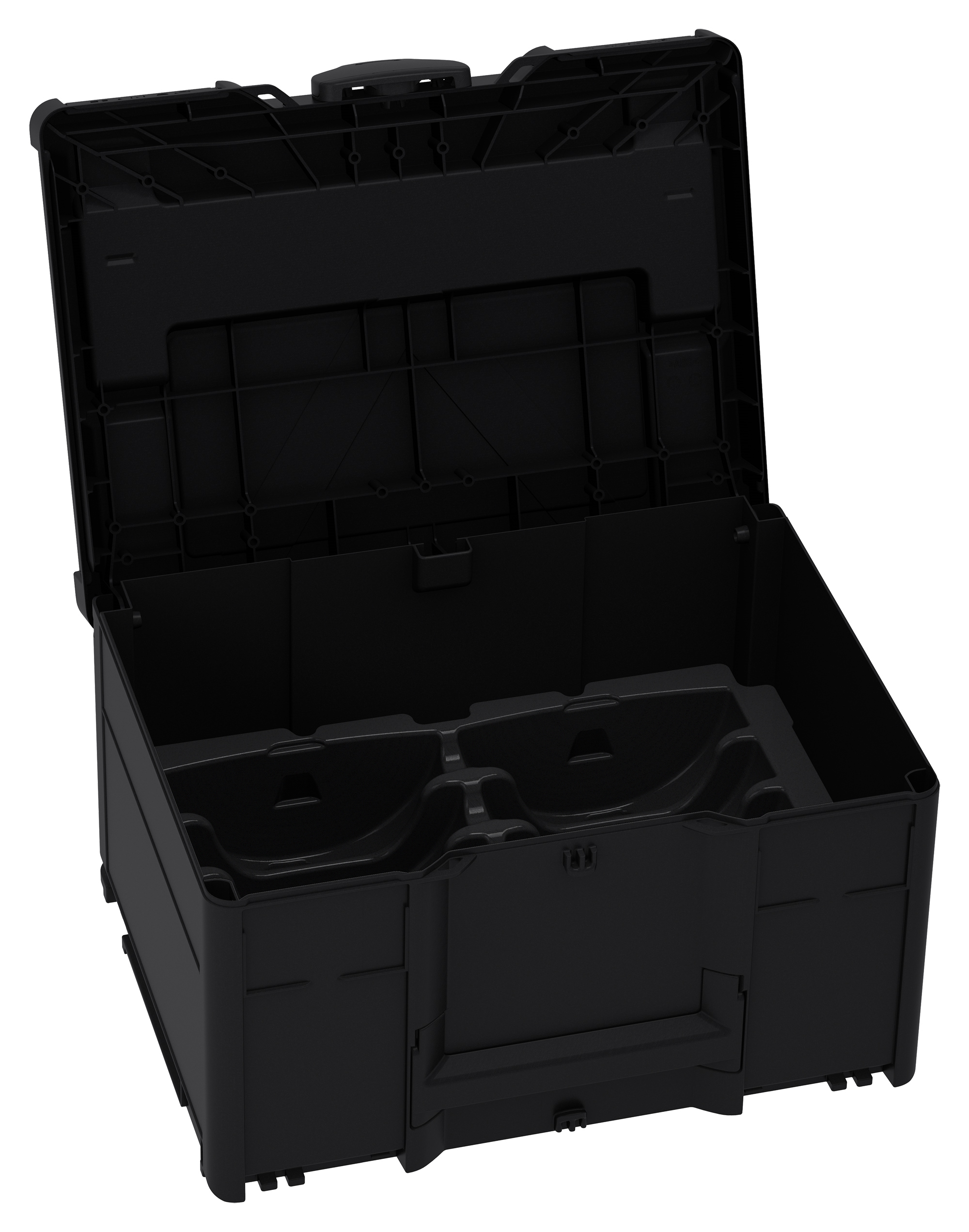 Kleur frame: Zwart (RAL 9004) - Kleur handgreep: Zwart (RAL 9004) - Kleur bevestigingsmiddel: Zwart (RAL 9004)