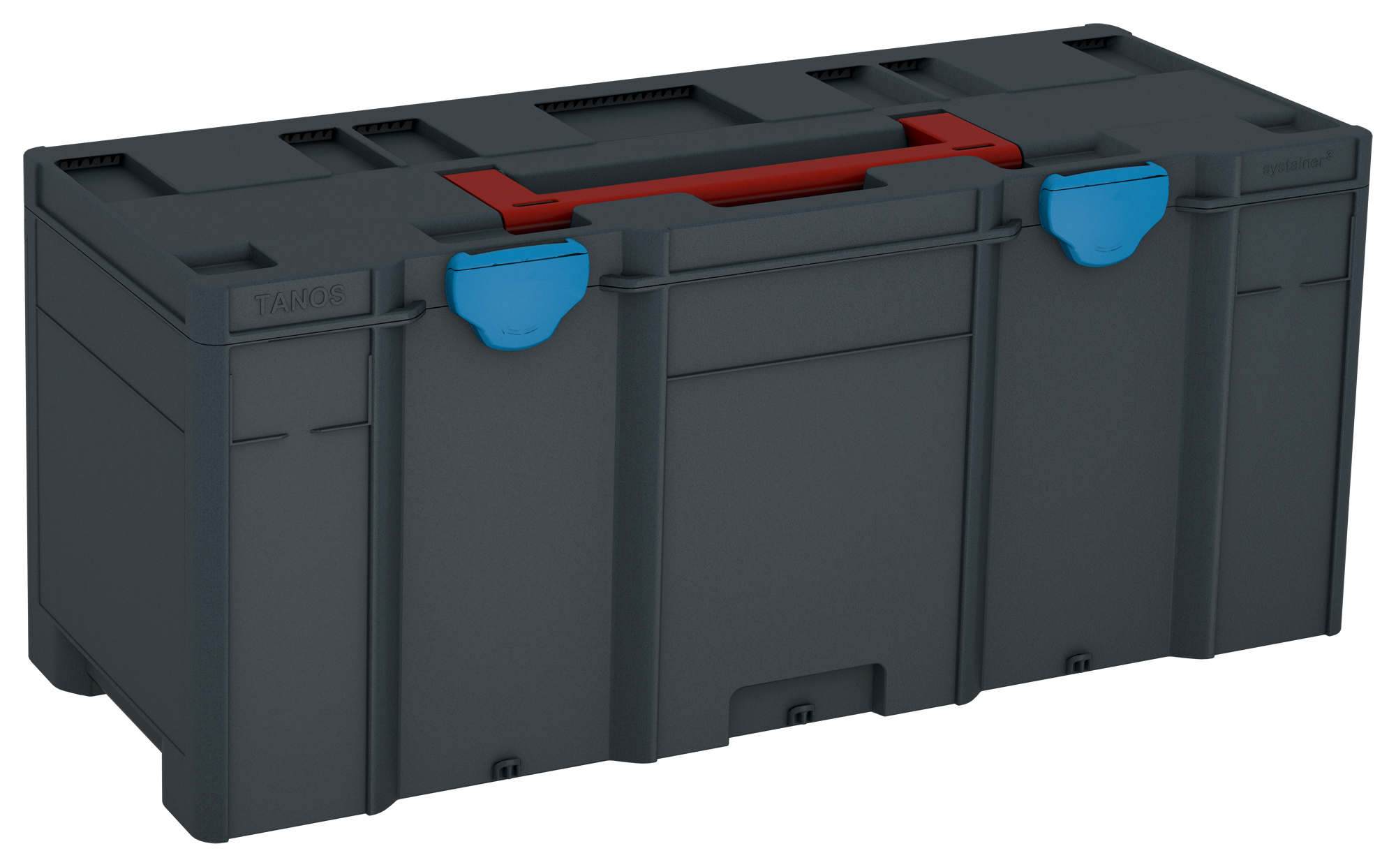 Corps Couleur: anthracite (RAL 7016) - Couleur de la poignée: rouge carmin (RAL 3002) - Couleur de la fermeture: bleu ciel (RAL 5015)