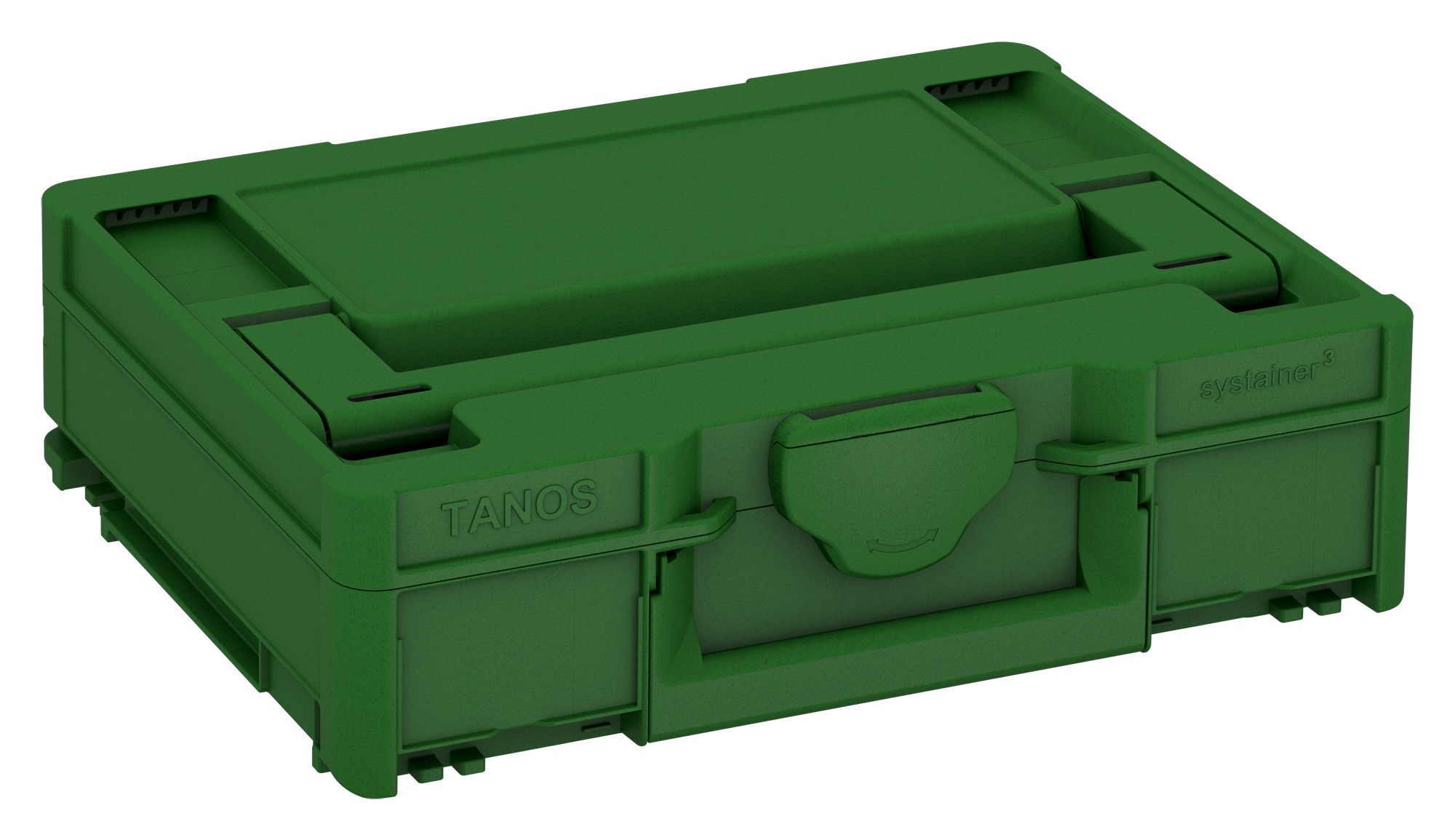 Systainer³ M 112 - Korpus Farbe: Smaragdgrün (RAL 6001) - Griff Farbe: Smaragdgrün (RAL 6001) - Verschluss Farbe: Smaragdgrün (RAL 6001)