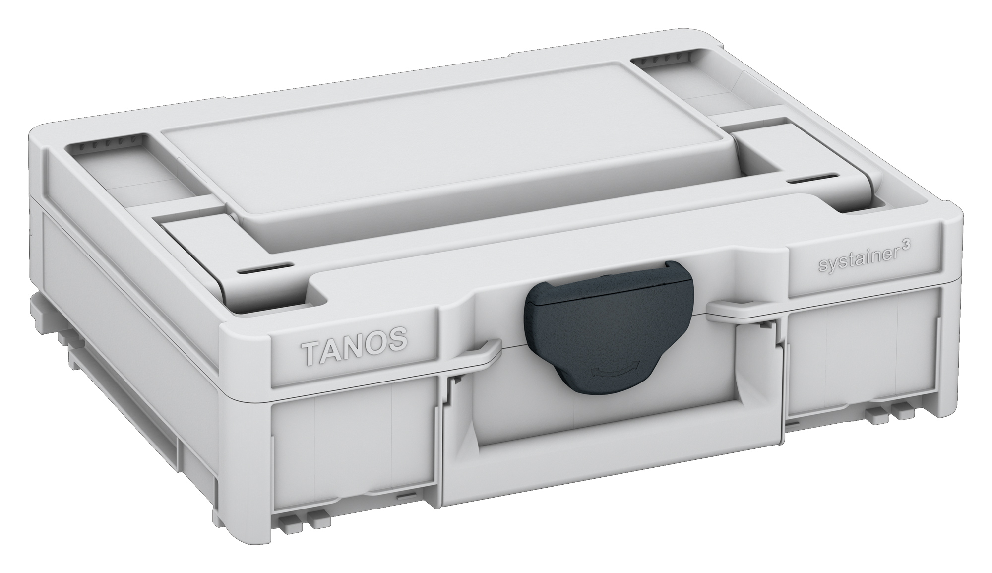 Corps Couleur: gris clair (RAL 7035) - Couleur de la poignée: gris clair (RAL 7035) - Couleur de la fermeture: anthracite (RAL 7016)