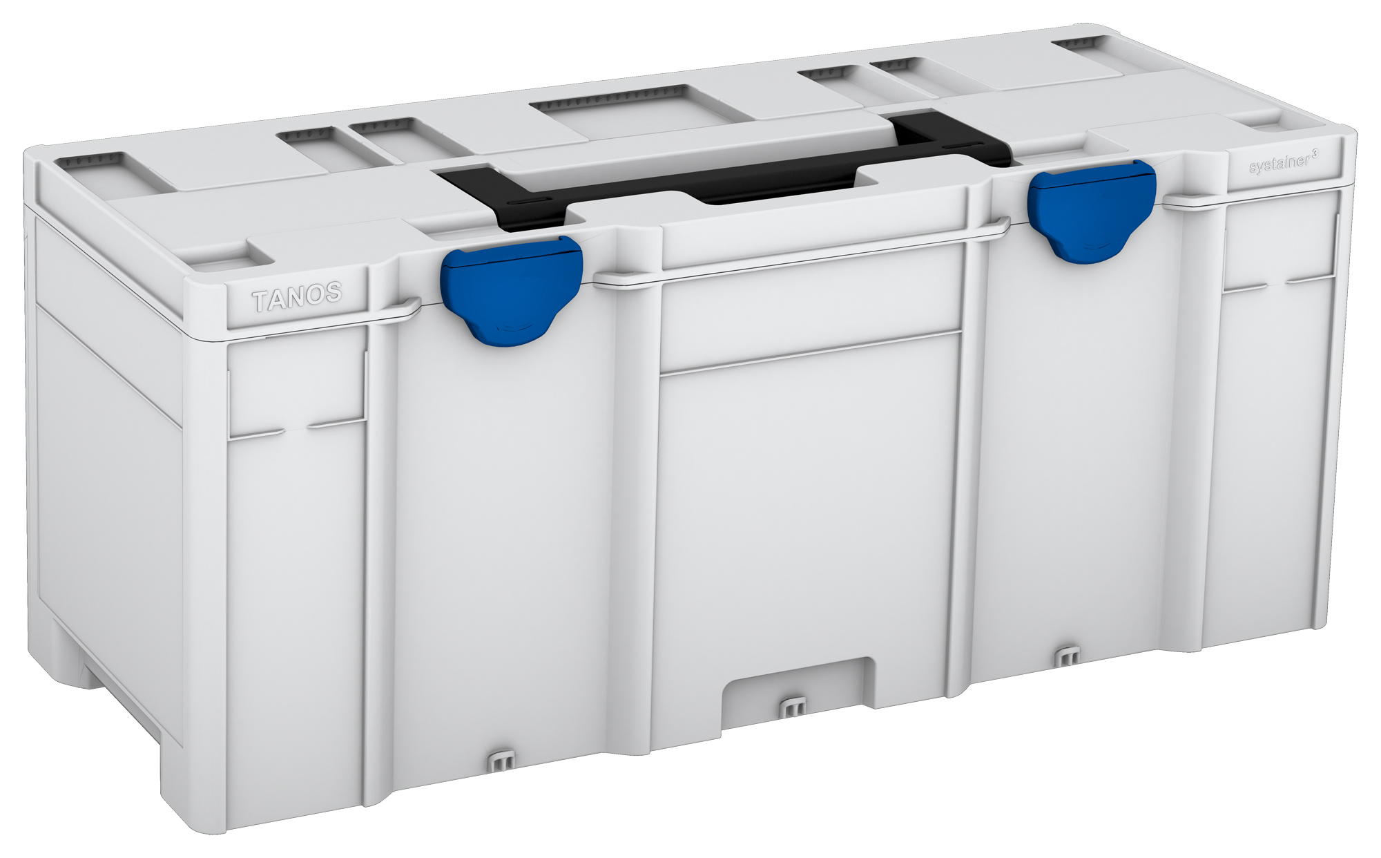 Corps Couleur: gris clair (RAL 7035) - Couleur de la poignée: noir (RAL 9004) - Couleur de la fermeture: bleu signal (HKS 43 K)