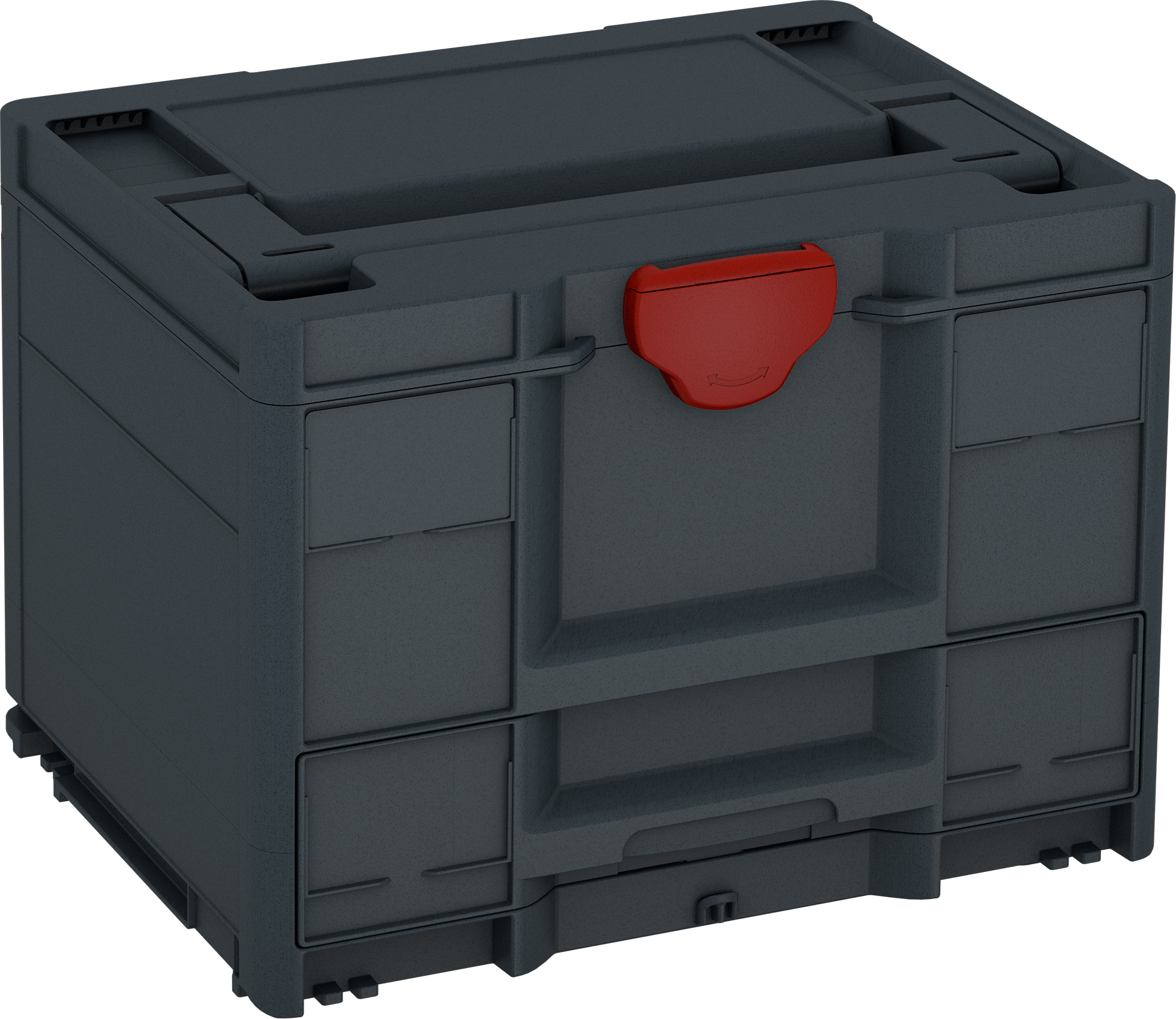 Corps Couleur: anthracite (RAL 7016) - Couleur de la poignée: anthracite (RAL 7016) - Couleur de la fermeture: rouge carmin (RAL 3002)