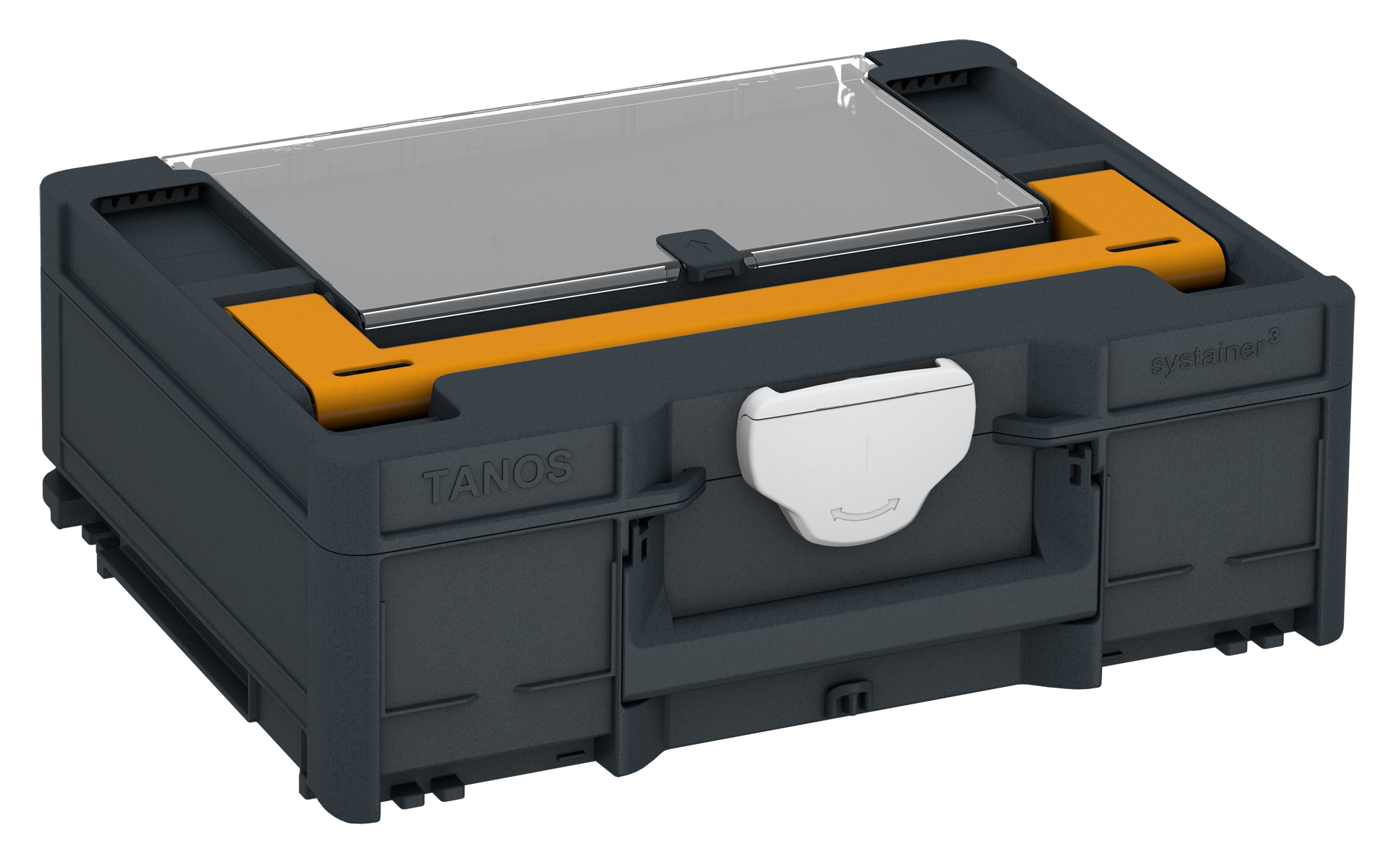 Kleur frame: Antraciet (RAL 7016) - Kleur handgreep: Narcissengeel (RAL 1007) - Kleur bevestigingsmiddel: Lichtgrijs (RAL 7035)