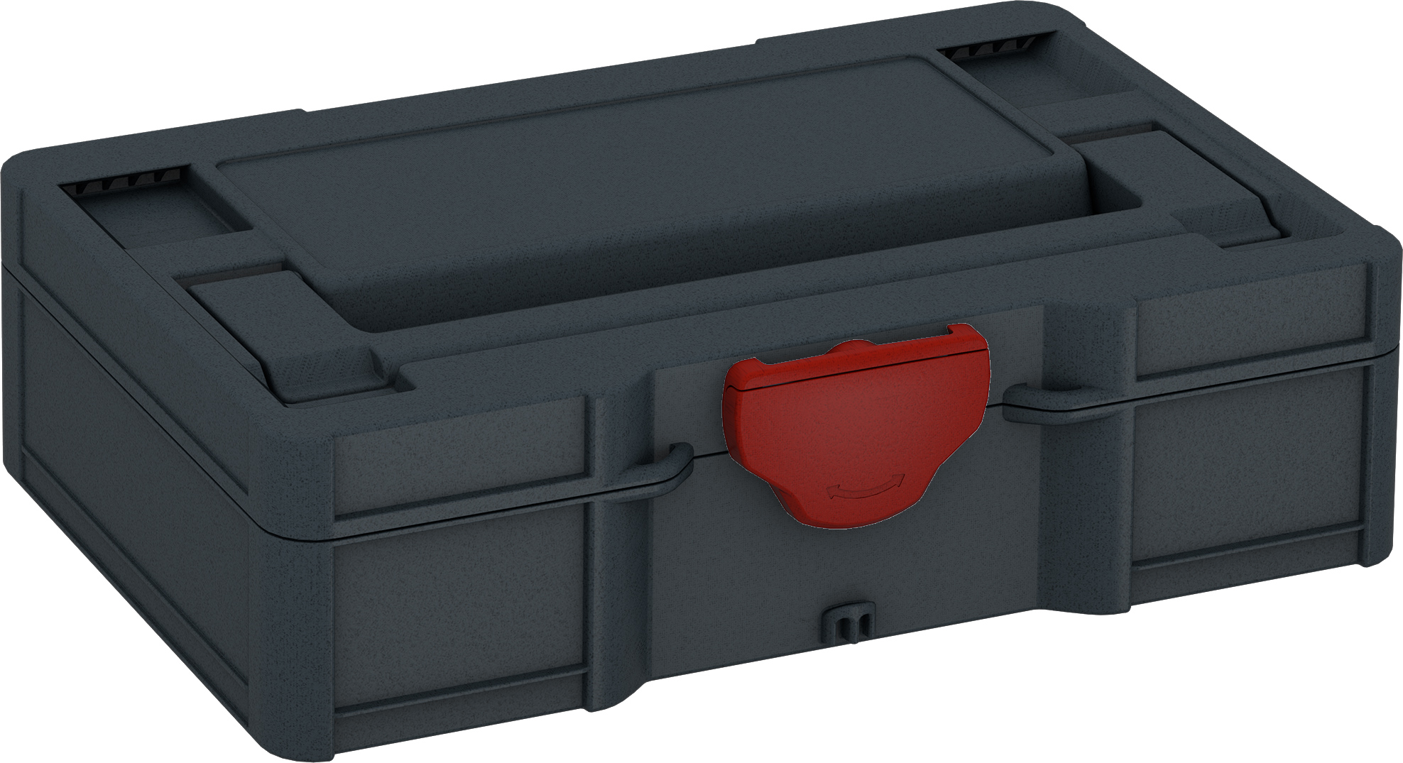 Korpus Farbe: Anthrazit (RAL 7016) - Verschluss Farbe: Karminrot (RAL 3002)