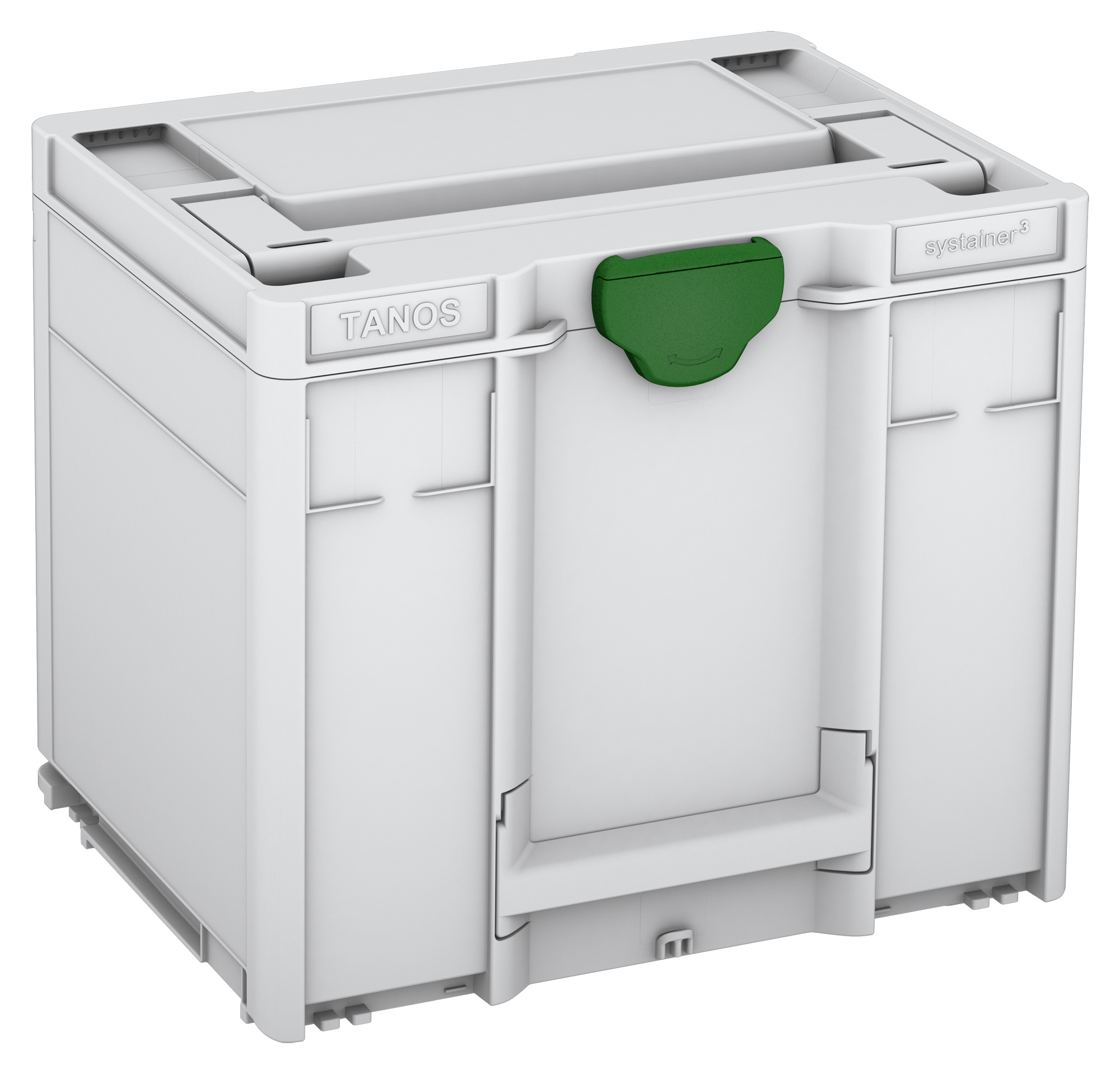 Kleur frame: Lichtgrijs (RAL 7035) - Kleur handgreep: Lichtgrijs (RAL 7035) - Kleur bevestigingsmiddel: Smaragdgroen (RAL 6001)